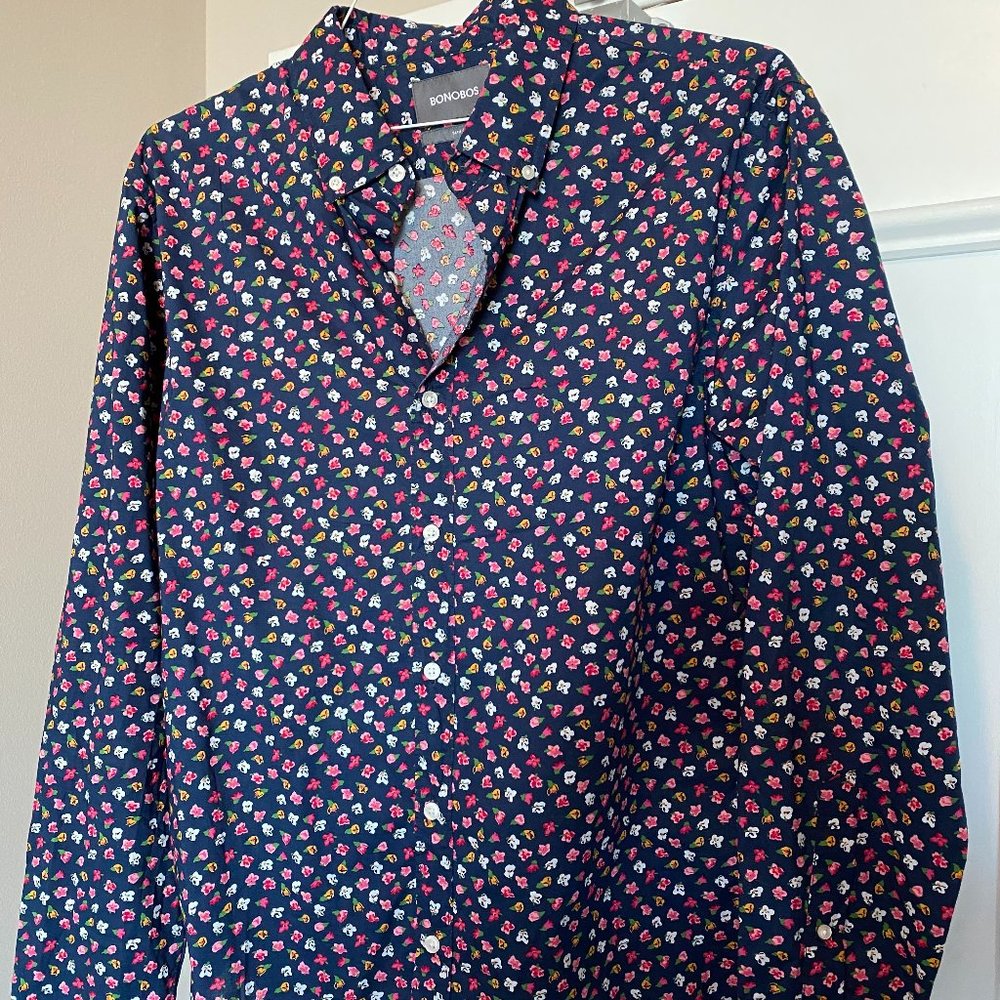Bonobos Tech Floral Button Down Shirt